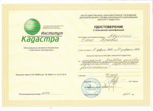 Сертификат Авдеенко